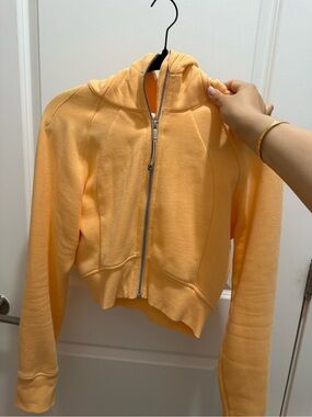 Lululemon Peach/Melon Zip-Up Hoodie